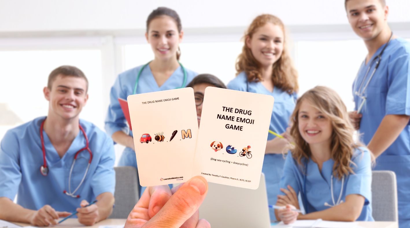 Drug Name Emoji Game - Deck of Cards